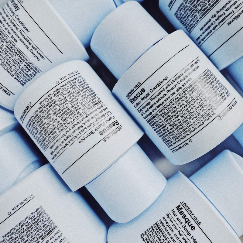 J Beverly Hills Blue Rescue Colour Repair Shampoo 3 oz Bottle - Image 4